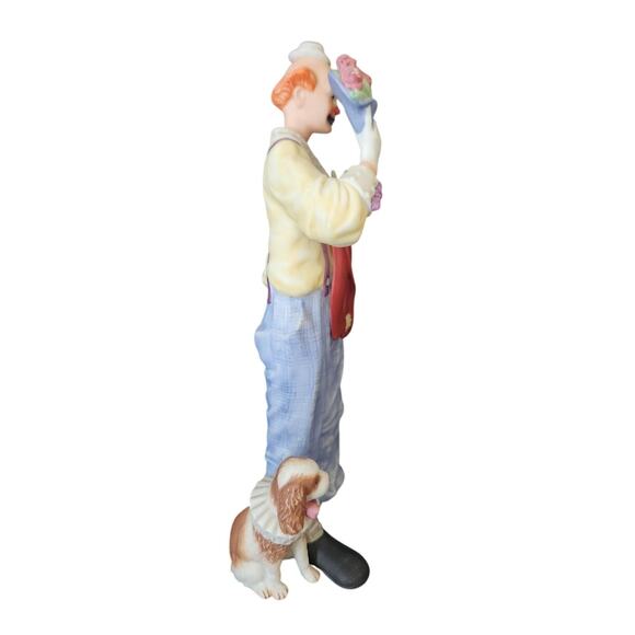 Vtg Lenox Collection Beauregard Clown & Bentley Dog Figurine 1991 BROKEN FOOT - Picture 2 of 5